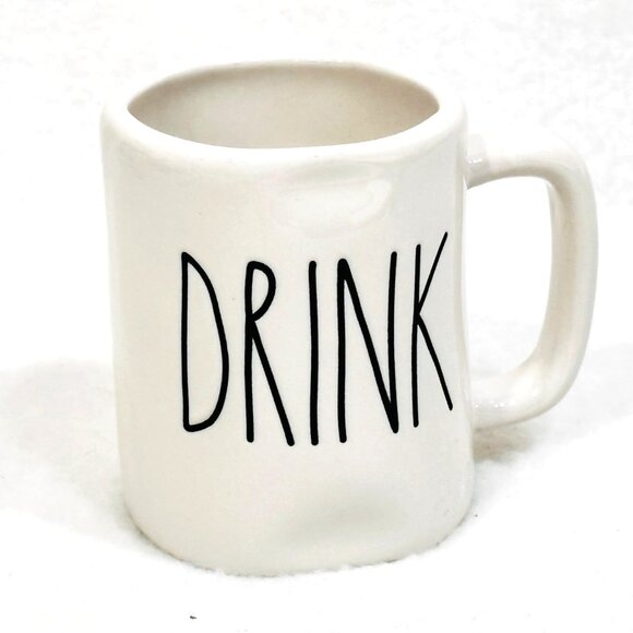 Rae Dunn 3 Ceramic Mini Coffee Demi Espresso Cups: Sip/Drink/Gulp - Picture 4 of 9